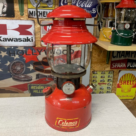 コールマン Coleman ランタン 1952年6月 200A ブラックバンド サンシャイングローブ オリジナル 整備済み【海外直輸入USED品】