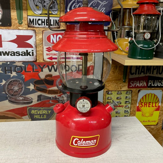 1953年4月　レストア品　コールマン　Coleman　200A　ブラックバンド　サンシャイングローブ　ランタン　【海外直輸入USED品】