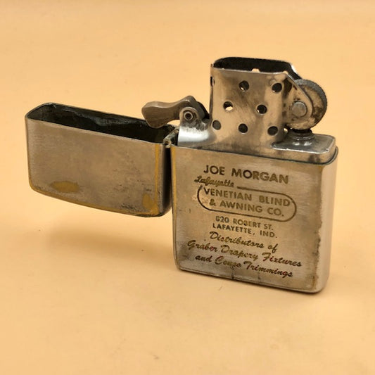 1969年オリジナル　企業もの　JOE MORGAN　大変シブい個体  ジッポー　ZIPPO　