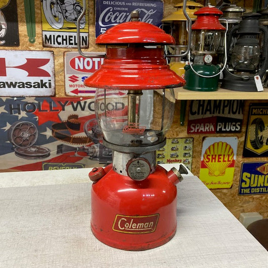 1957年9月　イエローボーダー　コールマン Coleman 200A　ランタン【海外直輸入USED品】