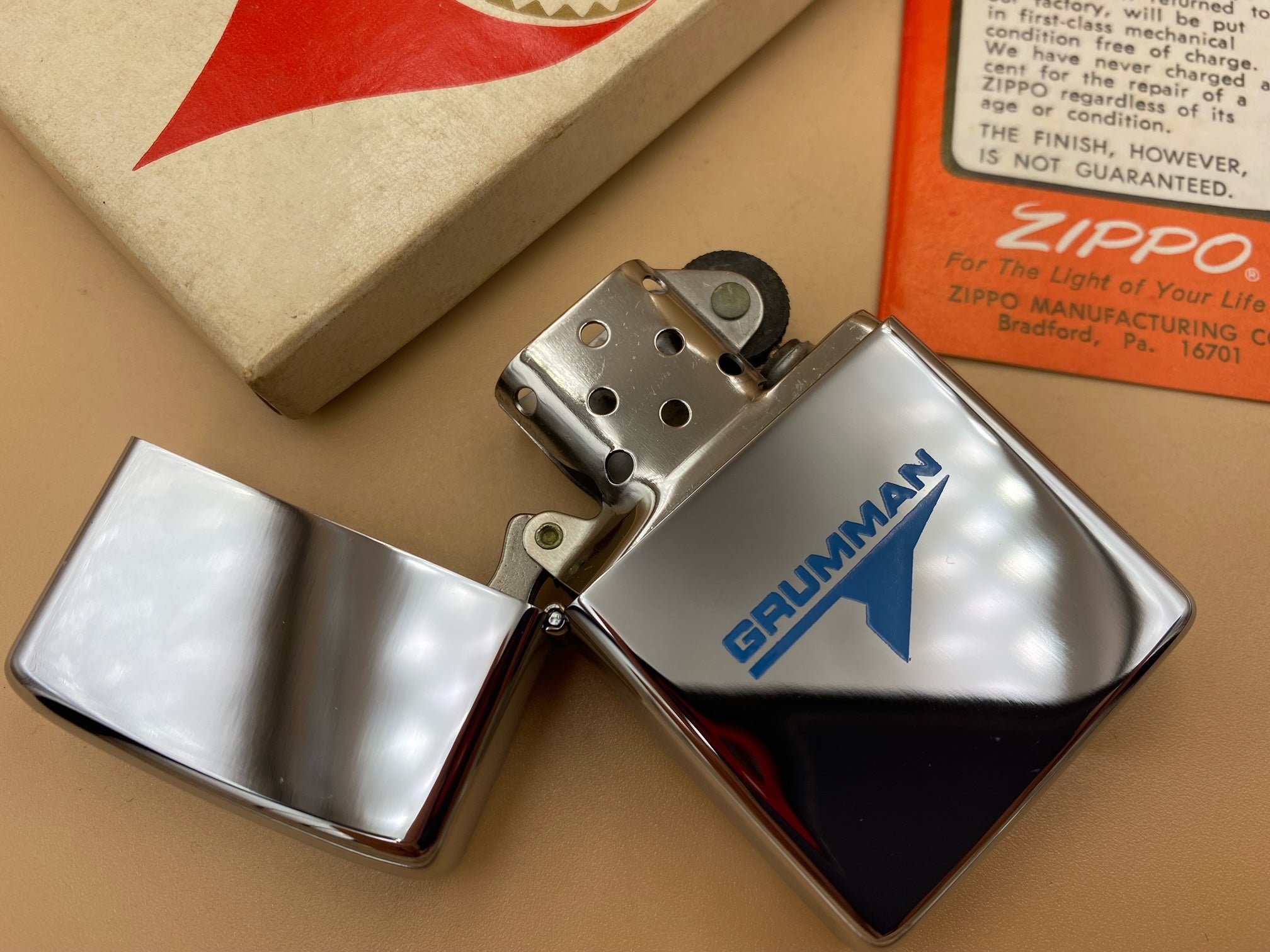デッドストック 1977年 企業もの GRUMMAN グラマン ジッポー Zippo 